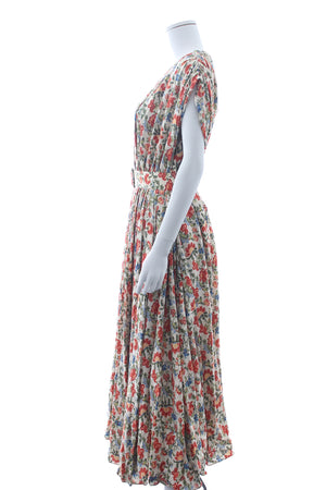 Emilia Wickstead 'Larissa' Tapestry Floral Printed Silk-Wool Dress