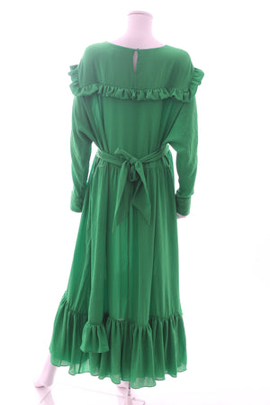 Preen by Thornton Bregazzi  'Iris' Ruffled Crepe Dress