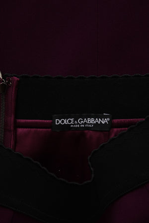 Dolce & Gabbana Crepe Midi Skirt