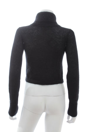 Etro Paisley Panel Mohair-Blend Sweater