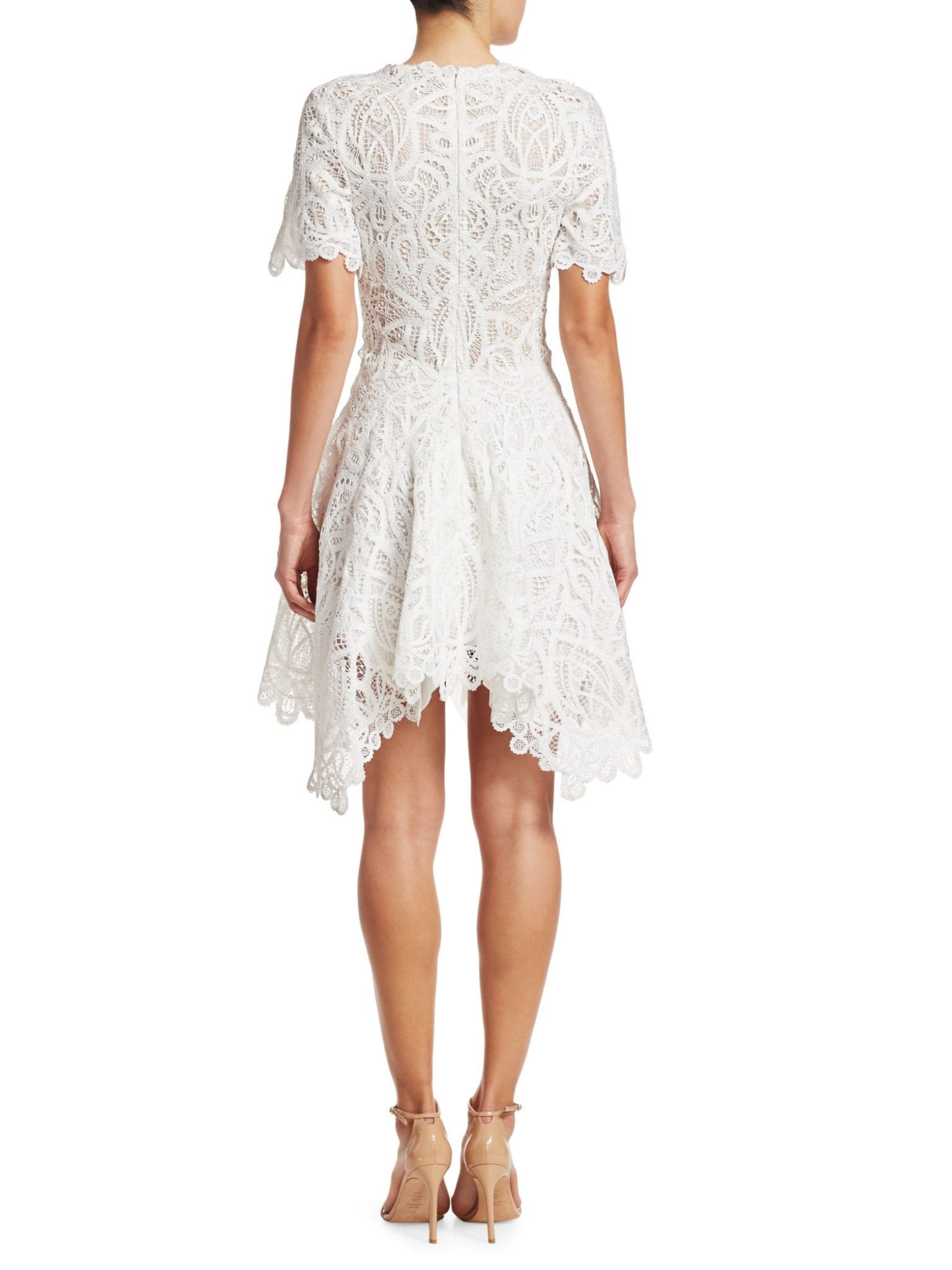 Jonathan Simkhai Threaded Lace Ruffled Dress - Closet Upgrade Jonathan Simkhai Threaded Lace Ruffled Dress - Closet Upgrade