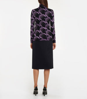 Prada Intarsia Wool-Stretch Roll-Neck Sweater - Fall '21 Runway Collection Look 3