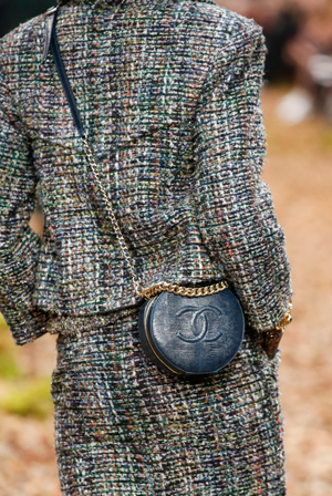 Chanel Tweed Wool-Blend Midi Skirt