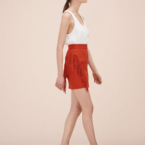 Maje 'Jano' Fringed Mini Skirt