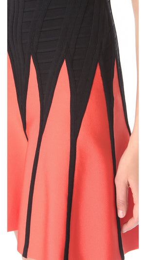 Herve Leger 'Mirte' Fit and Flare Dress