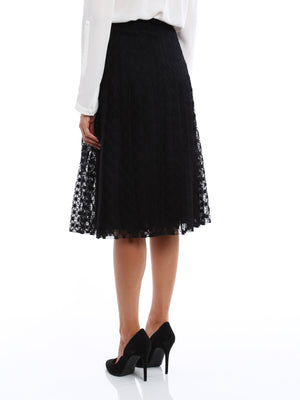 Philosophy di Lorenzo Serafini Pleated Lace Midi Skirt