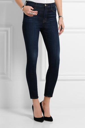 J Brand 'Alana' High-Rise Cropped Skinny Jeans