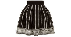 Maje Jessica Jacquard Knit Skirt