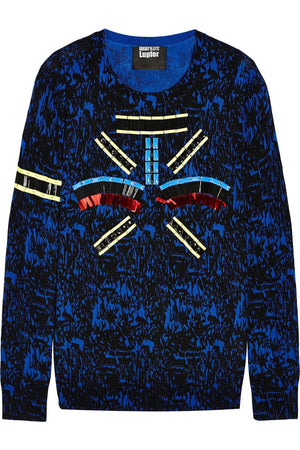 Markus Lupfer Emma Tribal Embellished Sweater